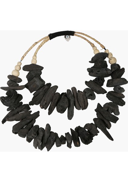 Natural Siyah Yuvarlak Duvar Dekor