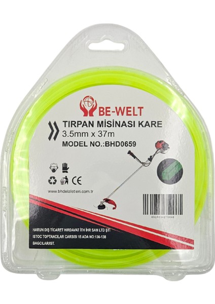 B.h.d BHD00659 3.5mm 37M Kare Tırpan Misina