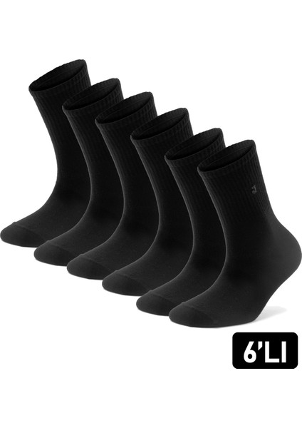 Erkek 6'lı Tenis Çorabı (Pamuk)
