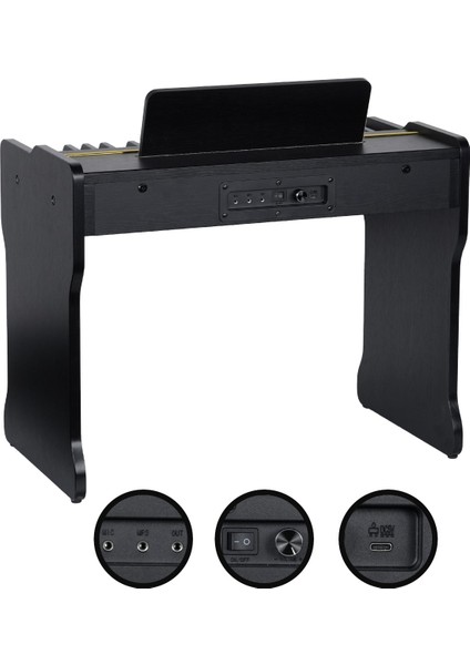 CP-360BK Çocuk Piyanosu Pilli 37 Tuşlu modelleri