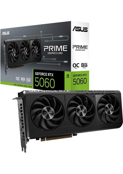 Prıme Geforce Rtx 5060 Oc 8gb Gddr7 128BIT Dlss 4 Ekran Kartı
