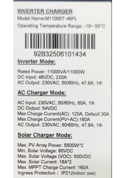 11 Kw Mmpt Of Grid Inverter fiyatları