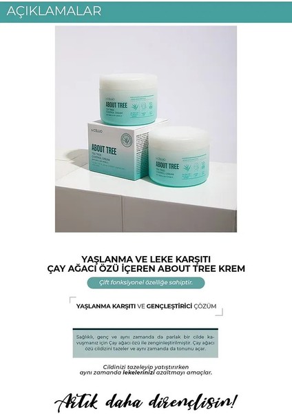 Dr.cellıo Yaşlanma ve Leke Karşıtı Çay Ağacı Özü Içeren About Tree Krem fiyatları