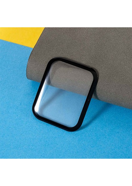 Huawei Watch Fit 4 Ekran Koruyucu Film Tam Kaplayan Kavisli Siyah Çerçeveli Ultra Ince Ppm Film Pet