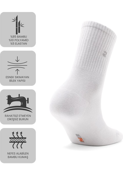 Erkek 6'lı Tenis Çorabı (Pamuk) fiyatları