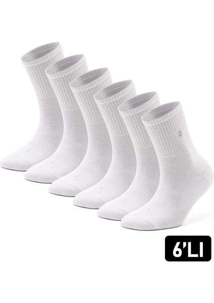 Kadın 6'lı Tenis Çorabı (Pamuk)