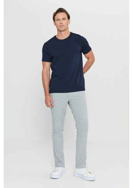 ALTINYILDIZ CLASSICS Erkek Lacivert 360 Derece Her Yöne Esneyen Slim Fit Dar Kesim Bisiklet Yaka Tişört fiyatları