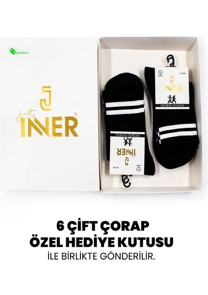 Erkek 6'lı Çemberli Tenis Çorabı (Pamuk) modelleri
