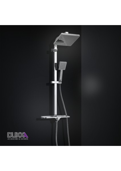 Palace 500 Tepe Duş Seti SS304 Krom D.175.5