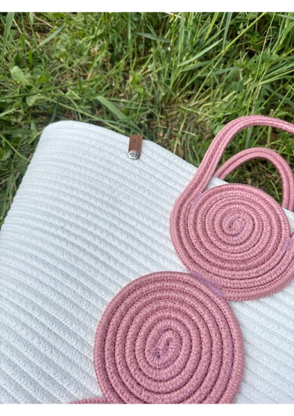 Vanillia Büyük El Yapımı Jüt Plaj Çantası fırsatları