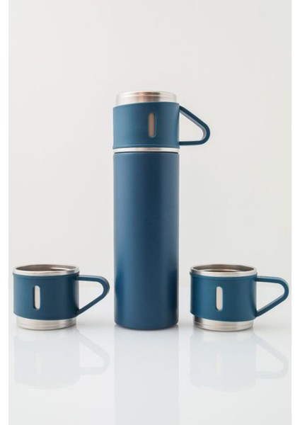 Kişiye Özel 3 Bardaklı 500ML Çelik Araç Baskılı Termos–12 Saat Isı Koruma, Sızdırmaz ve Taşınabilir fırsatları