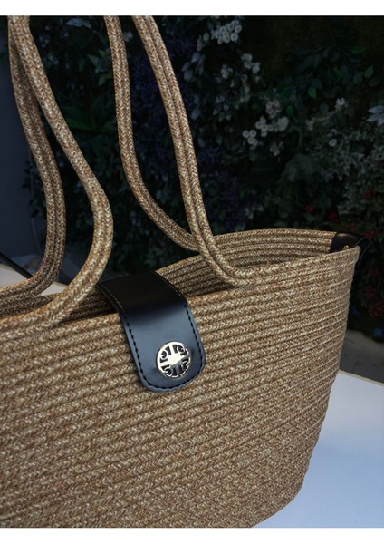 Sardinia Kapaklı Handmade Hasır Tote Plaj ve Günlük Çanta Yazın Modası fiyatları