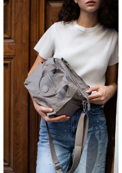 Kadın Suya Dayanıklı 5 Bölmeli Saten Kumaş El ve Omuz Çantası indirimleri