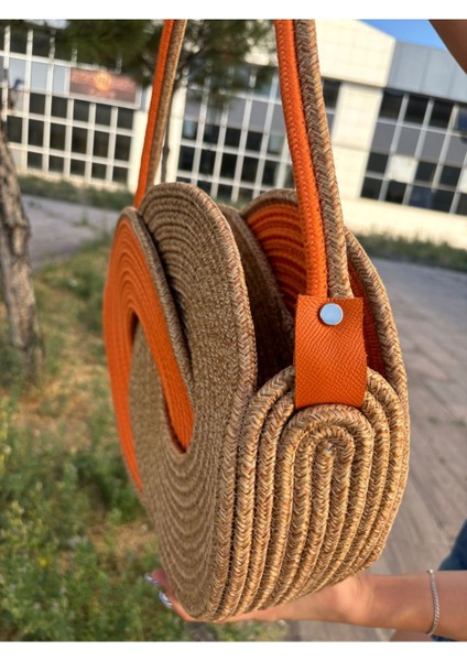 Caramel Özel El Yapımı Hasır Jüt Çanta fırsatları