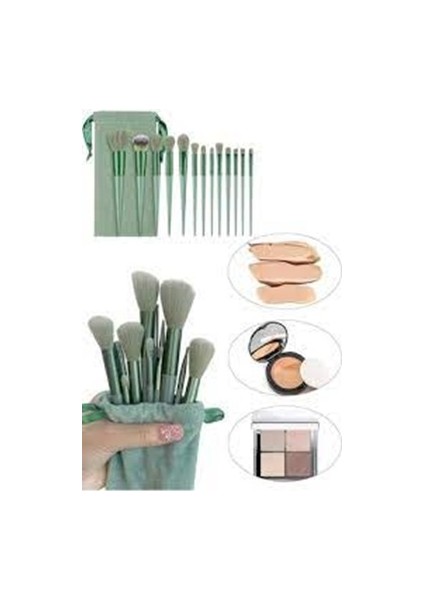 Lılyth Özel Çantalı 13’lü Profesyonel Makyaj Fırça Seti | Fondöten, Far, Allık ve Karıştırma Fırçaları fırsatları