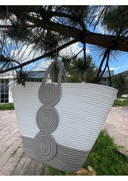 Vanillia Büyük El Yapımı Jüt Plaj Çantası fiyatları