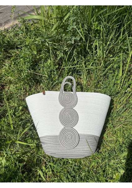 Vanillia Büyük El Yapımı Jüt Plaj Çantası fırsatları