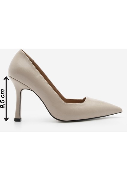 Kadın Stiletto Sivri Burun Klasik Topuklu Ayakkabı Zarte