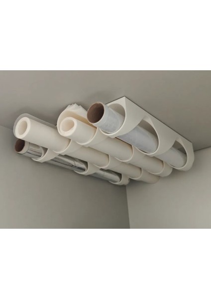 Mutfak Dolabı Içi Rulo Tutucu Organizer 1 adet raf için geçerlidir.