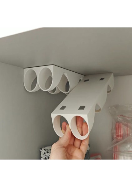 Mutfak Dolabı Içi Rulo Tutucu Organizer 1 adet raf için geçerlidir. fırsatları