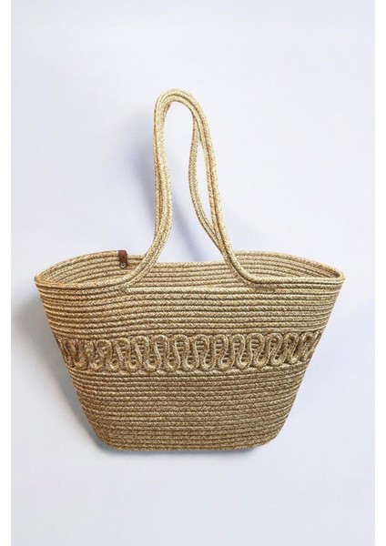 Kopya - Hasır Jüt Kadın Omuz Çantası, %100 El Yapımı, Pamuk, Vegan, Jüt Hasır Plaj Çantası modelleri