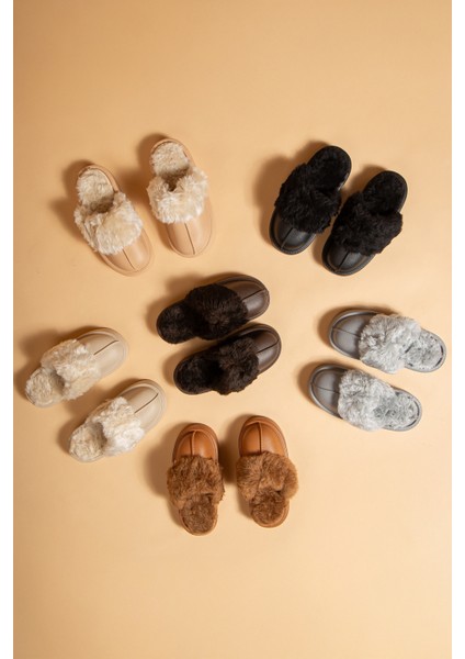 Kadın Peluşlu Yumuşak Hafif Ses Yapmayan Kaymaz Eva Taban Kışlık Ev Terliği indirimleri