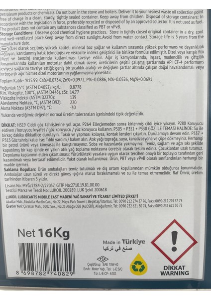 Motor Yağı modelleri