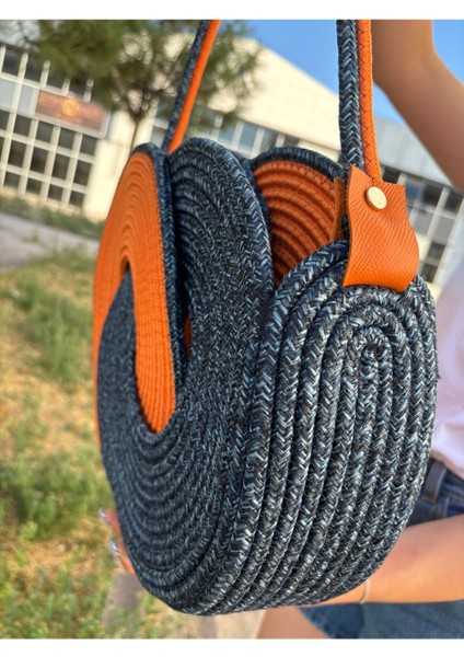 Caramel Özel El Yapımı Hasır Jüt Çanta modelleri