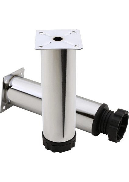 Ayarlanabilir Mobilya Kanepe Baza Koltuk Metal Destek Yükseltici Ayağı Krom Ayak Baza Ayak 4 Adet fırsatları