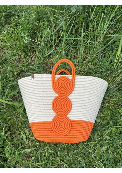 Vanillia Büyük El Yapımı Jüt Plaj Çantası indirimleri