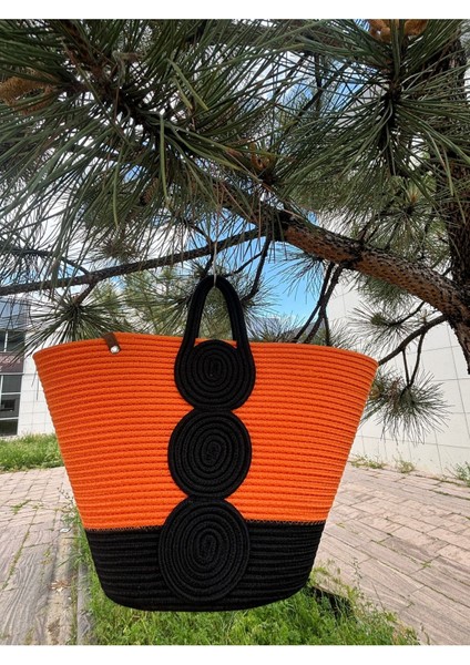 Vanillia Büyük El Yapımı Jüt Plaj Çantası modelleri