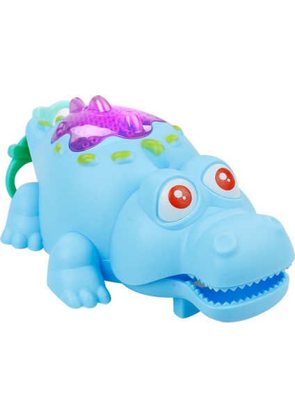 Kurmalı Işıklı Neşeli Timsah - Mavi indirimleri