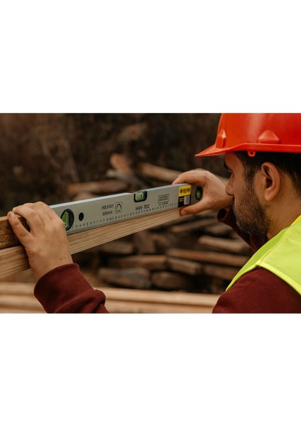 Mıknatıslı Su Terazisi 500 mm | Alüminyum Gövde 3 Ölçüm Penceresi | HS-0161 fiyatları