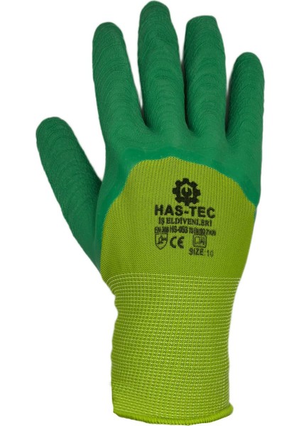 Pütürlü Lateks Kaplama Iş Eldiveni 12'li | Mekanik Risk Koruması, Kaymaz Tutuş, Çok Yönlü Kullanım modelleri