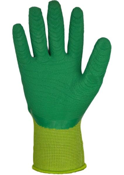 Pütürlü Lateks Kaplama Iş Eldiveni 12'li | Mekanik Risk Koruması, Kaymaz Tutuş, Çok Yönlü Kullanım fırsatları