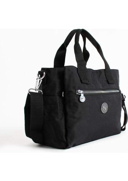 Kadın Suya Dayanıklı 5 Bölmeli Saten Kumaş El ve Omuz Çantası fiyatları