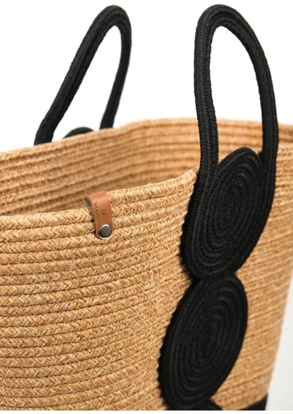 Vanillia Büyük El Yapımı Jüt Plaj Çantası modelleri