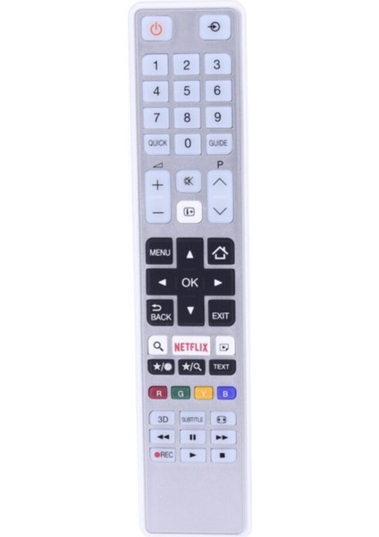 CT-8054 Netflix Tuşlu Beyaz Lcd/led Tv Kumandası
