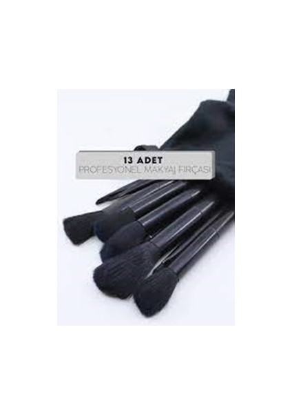 Lılyth Özel Çantalı 13’lü Profesyonel Makyaj Fırça Seti | Fondöten, Far, Allık ve Karıştırma Fırçaları