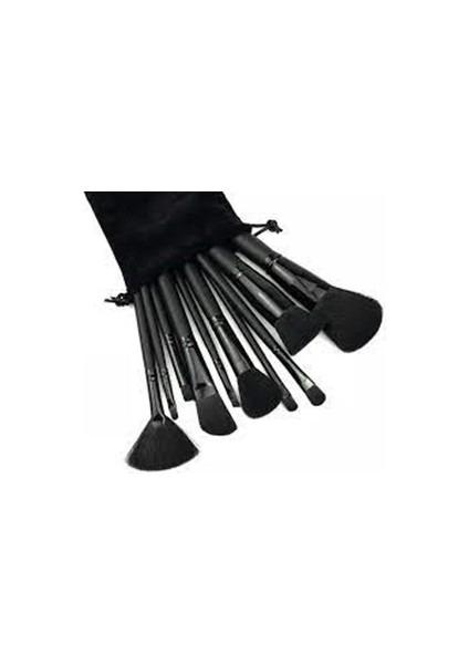 Lılyth Özel Çantalı 13’lü Profesyonel Makyaj Fırça Seti | Fondöten, Far, Allık ve Karıştırma Fırçaları
