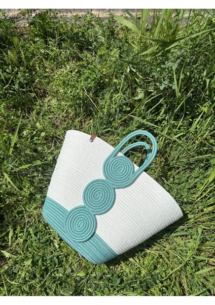 Vanillia Büyük El Yapımı Jüt Plaj Çantası modelleri