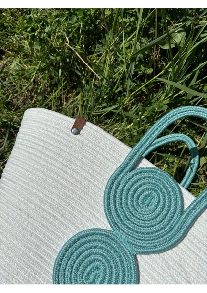 Vanillia Büyük El Yapımı Jüt Plaj Çantası fırsatları