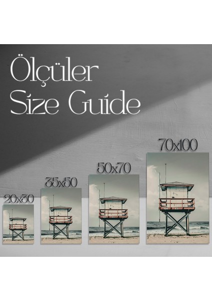 Kıyı Kulübesi Soyut Sanat Tablosu modelleri