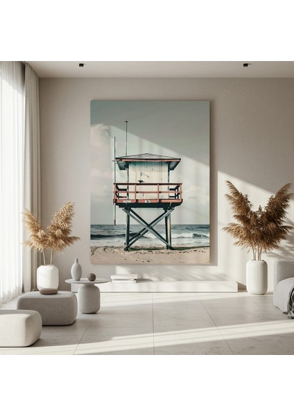 Kıyı Kulübesi Soyut Sanat Tablosu fırsatları