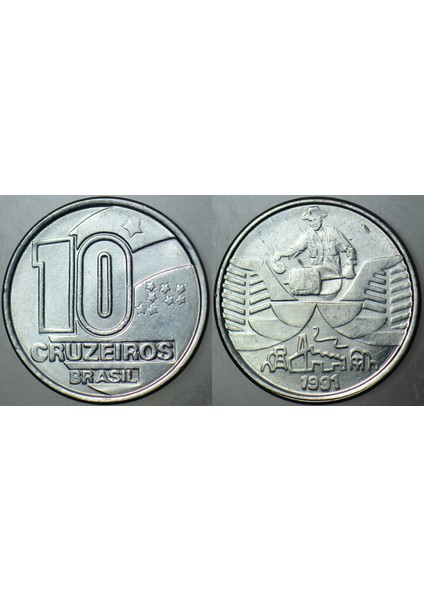 Brezilya 10 Centavos 1991 Çilaltı