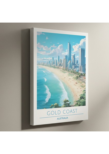 Gold Coast Şehri Manzarası Tablosu