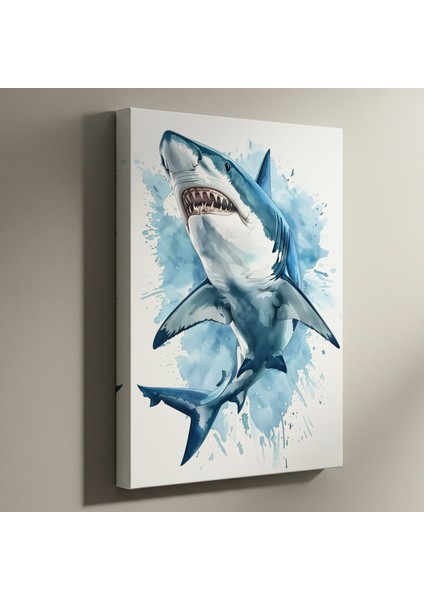 Mavi Sularda Köpekbalığı Tablosu