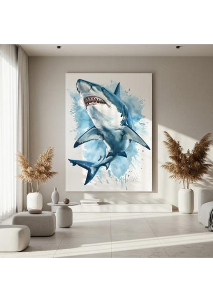 Mavi Sularda Köpekbalığı Tablosu fırsatları