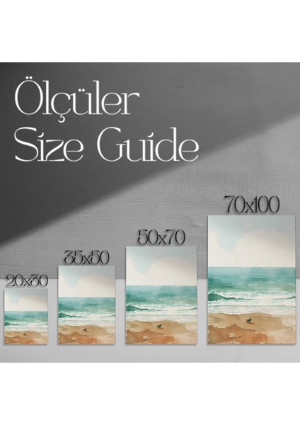 Sakin Deniz Manzarası Tablosu modelleri