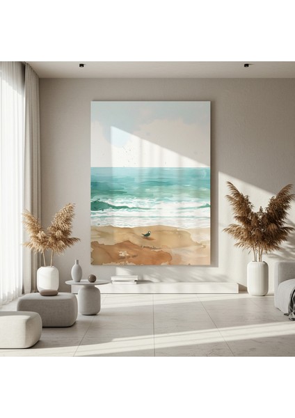 Sakin Deniz Manzarası Tablosu fırsatları